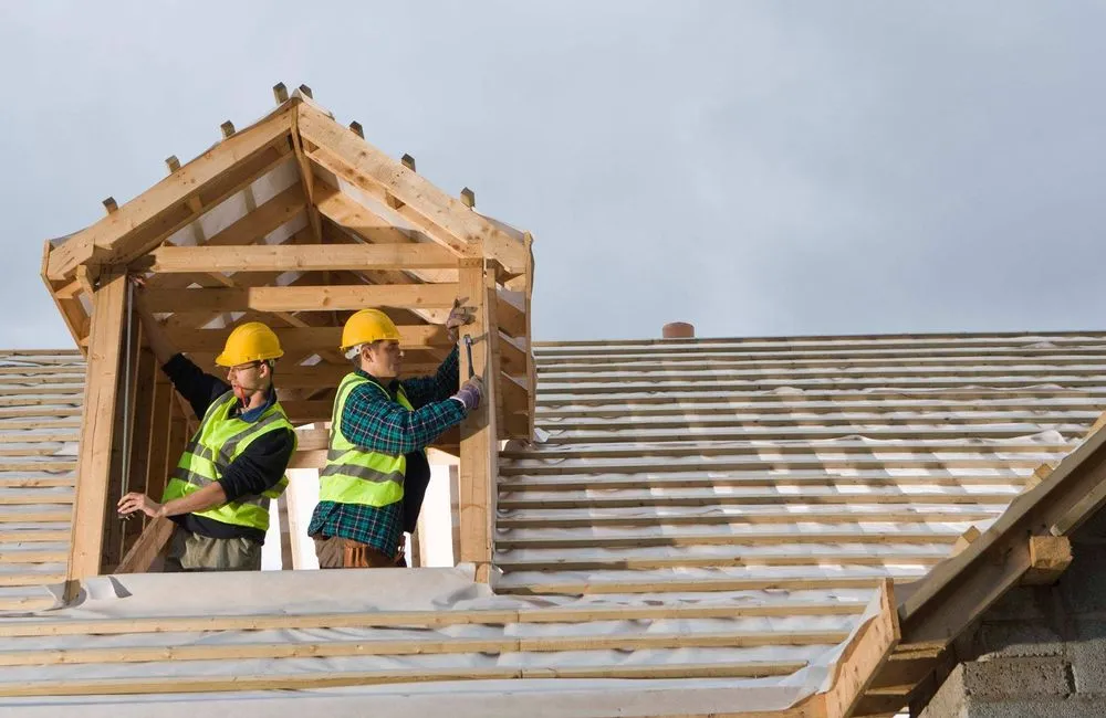 Slide of Deer Creek Construction