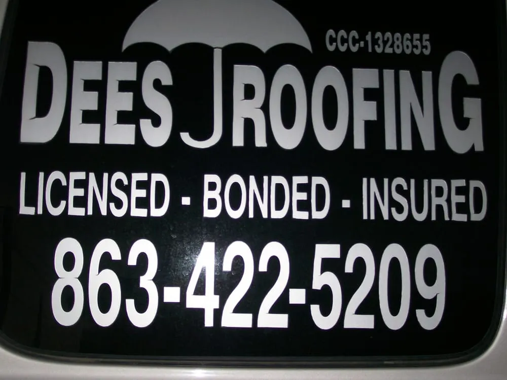 Slide of Dees Roofing