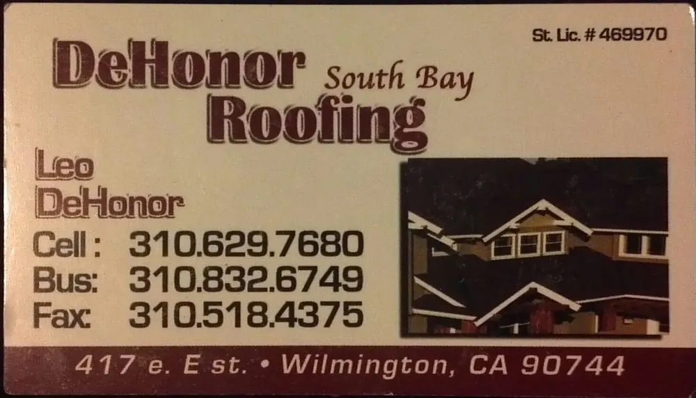 Top-rated roof repair with free inspection in Wilmington, CA by Dehonor Roofing