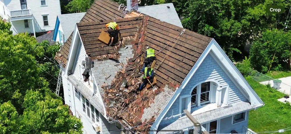 Slide of Dekoven Roofing