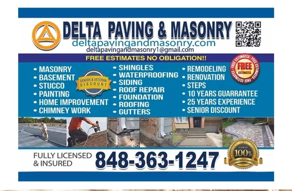 Slide of Delta paving and masonry