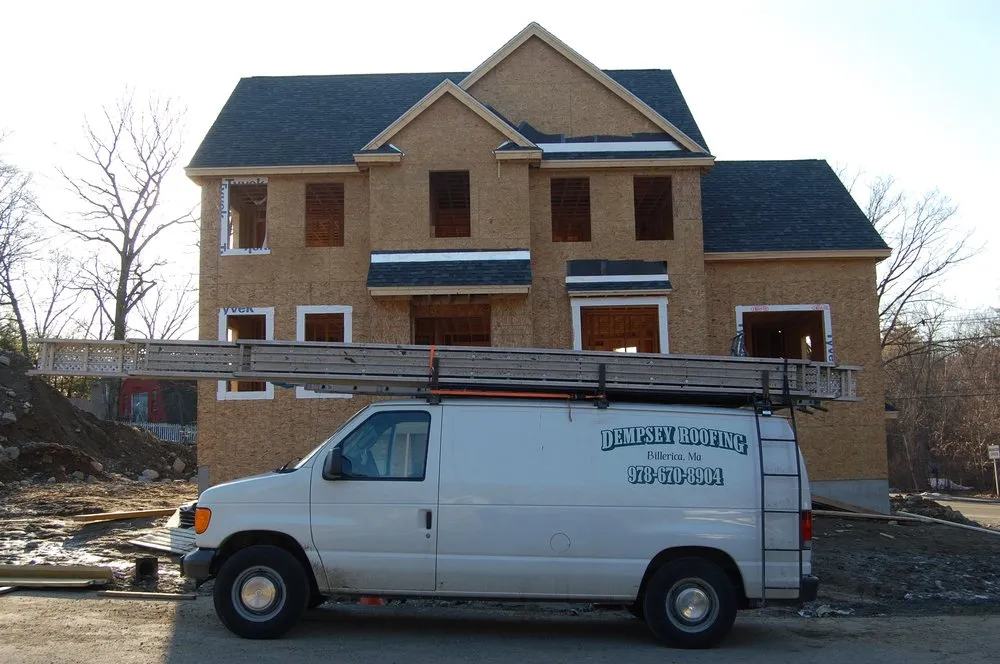 Slide of Dempsey Roofing