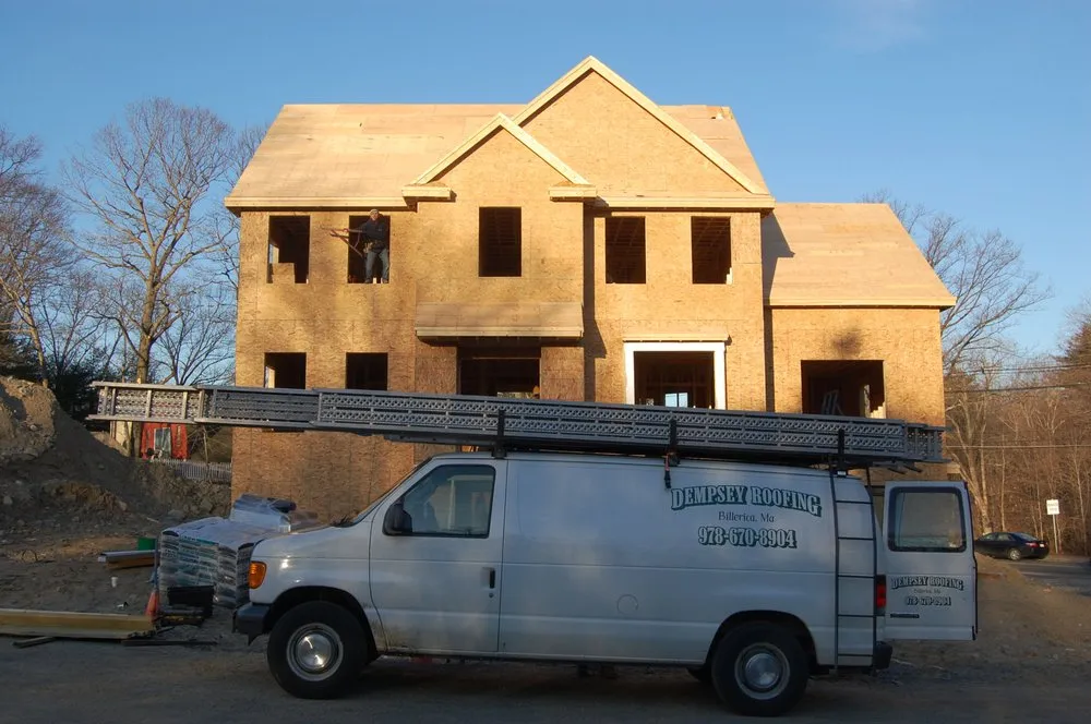 Slide of Dempsey Roofing