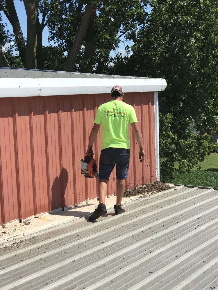 Slide of Denney’s Roofing