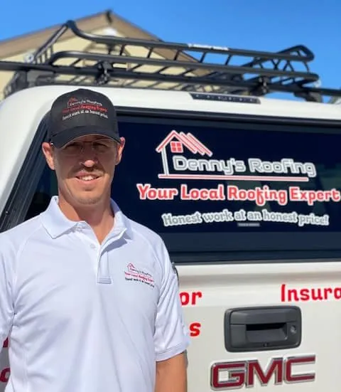 Slide of Denny's Roofing