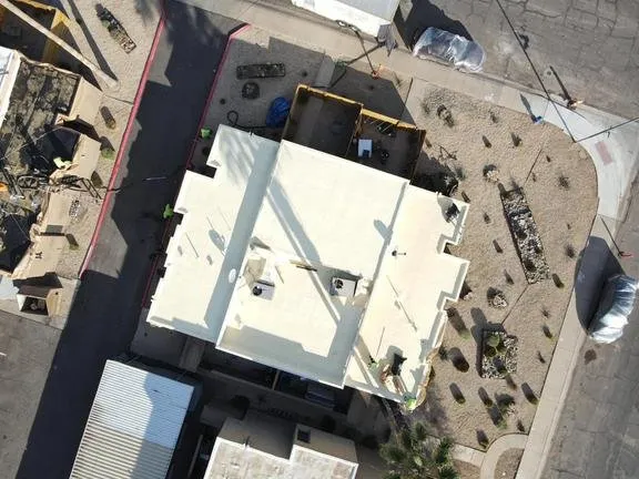 Slide of Desert Foam Roofing