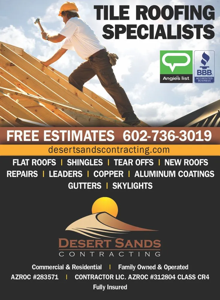 Slide of Desert Sands Contracting