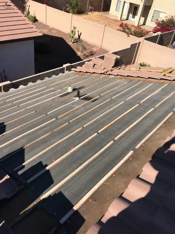 Slide of Desert Sands Contracting