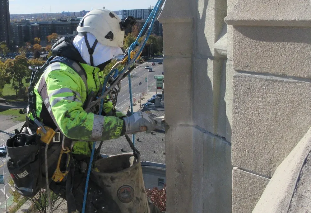 Slide of Detroit Steeplejack