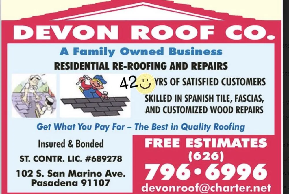 Slide of Devon Roof Co.