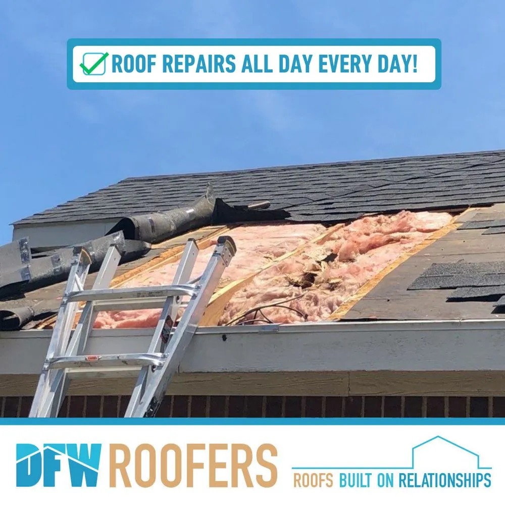 Slide of DFW Roofers