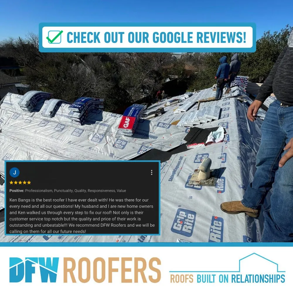 Slide of DFW Roofers