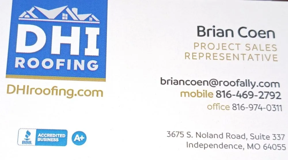 Slide of DHI Roofing & Siding