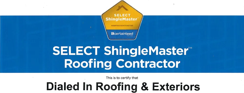 Slide of Dialed In Roofing & Exteriors