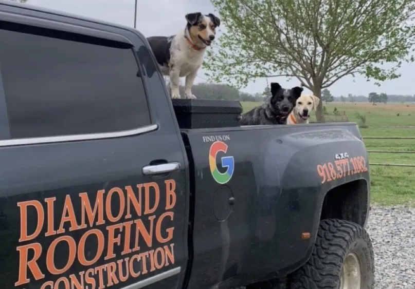 Emergency roof leak repair in Oktaha, OK by Diamond B Roofing & Construction