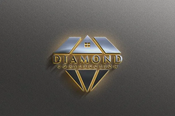 Diamond Construction Logo