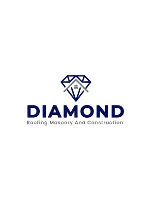 Diamond Roofing masonry and Construction Logo
