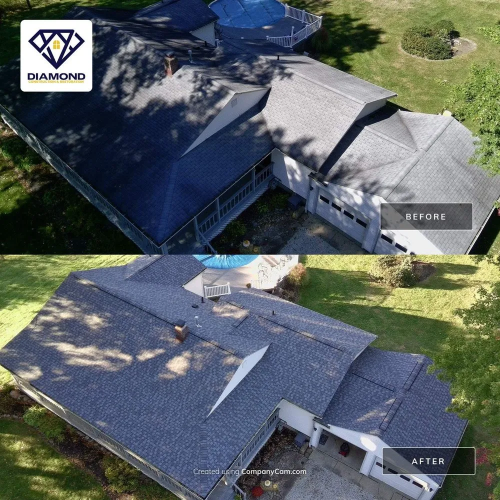 Slide of Diamond Roofing Pros