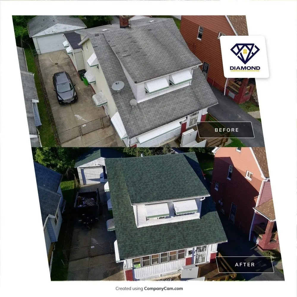 Slide of Diamond Roofing Pros
