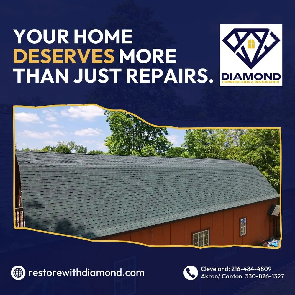 Slide of Diamond Roofing Pros