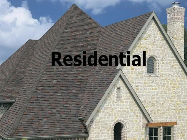 Slide of Dibble Roofing Company