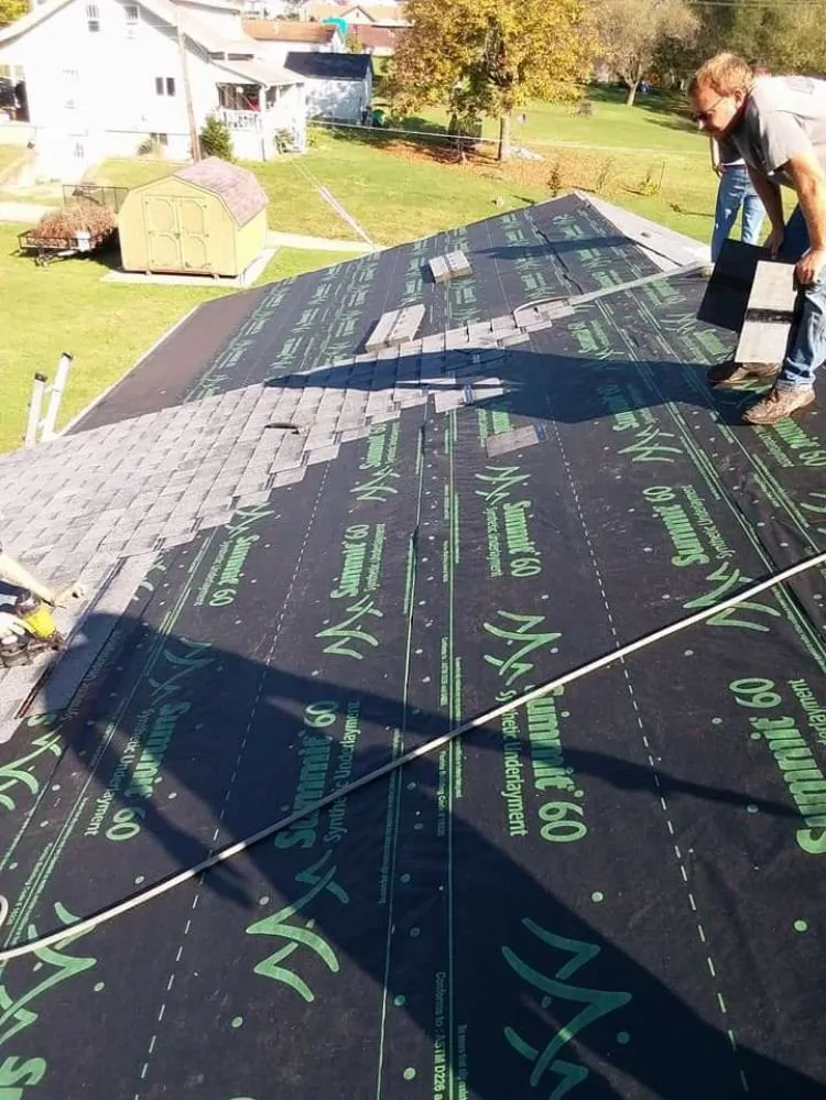 Slide of Dickens Roofing