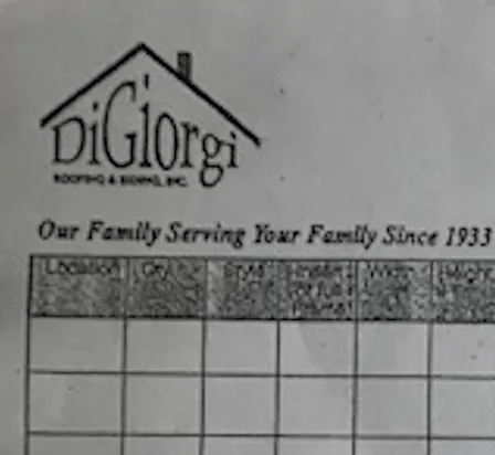 Slide of DiGiorgi Roofing & Siding