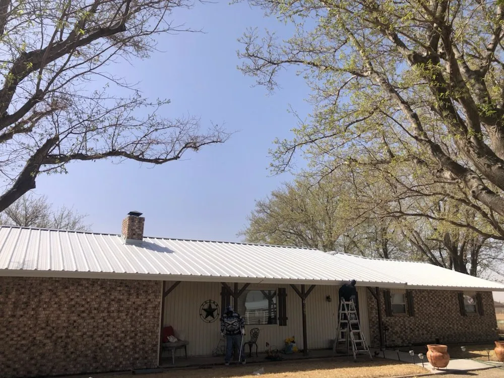 Slide of Dinger Roofing