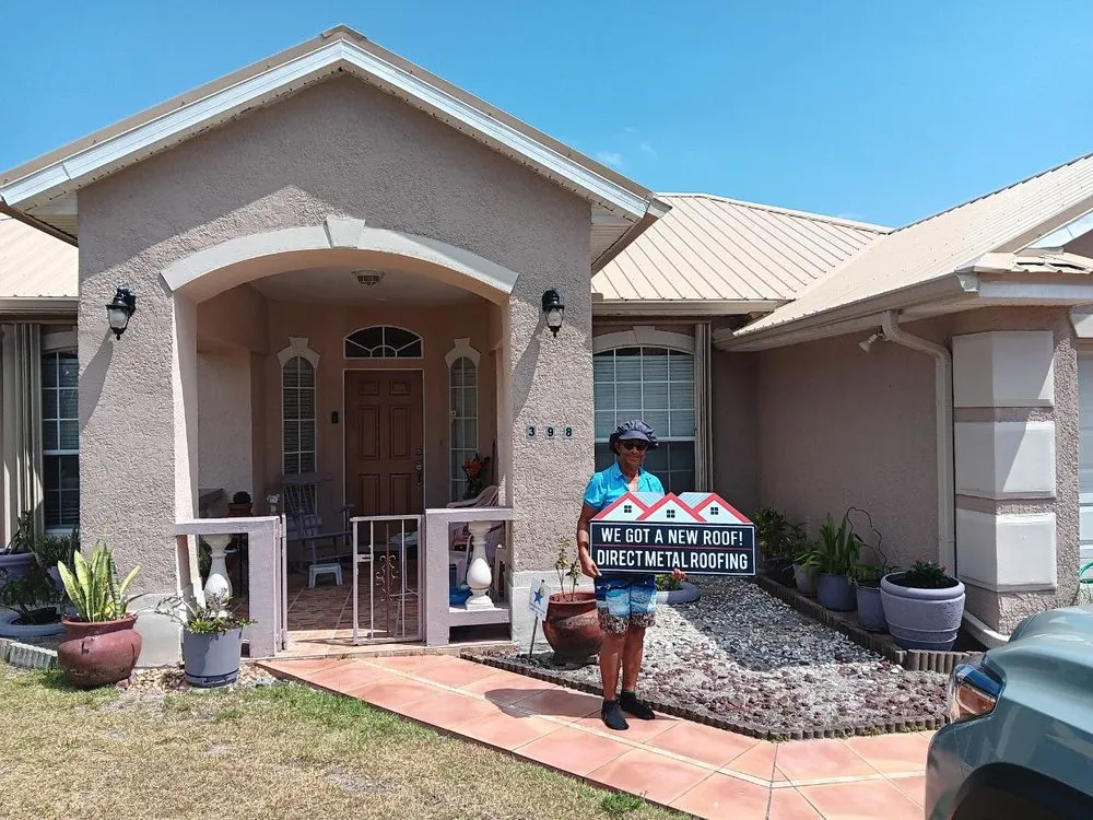 Slide of Direct Metal Roofing