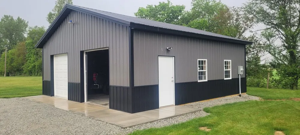Reliable residential roofing service in Milroy, IN by Distinctive Construction