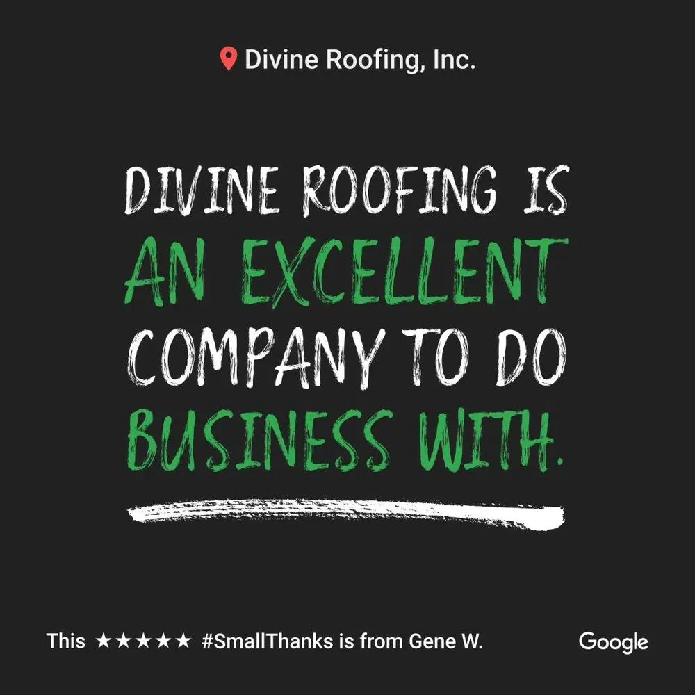 Slide of Divine Roofing