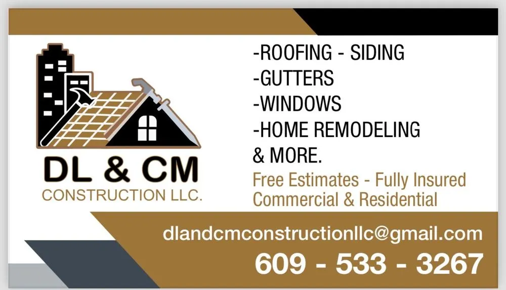 Emergency roof installation near you across Hamilton Township, NJ - DL & CM Construction