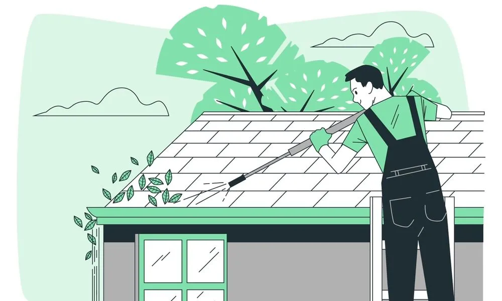 Slide of D&L Roof Cleaning and Trash Removal