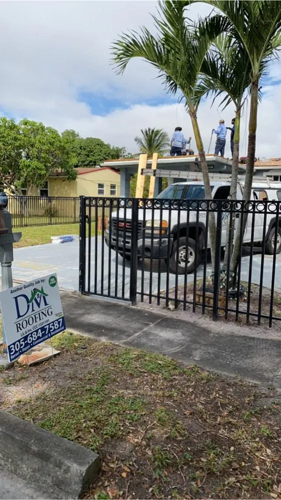 Local shingle roofing service with free inspection in Opa-locka, FL by DM Roofing Company