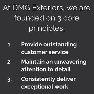 Slide of DMG Exteriors