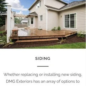 Slide of DMG Exteriors