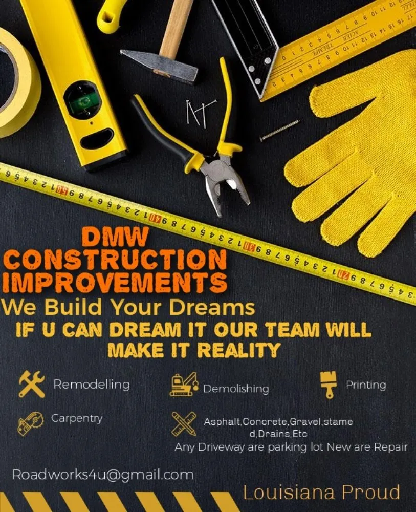 Slide of DMW Construction Improvements