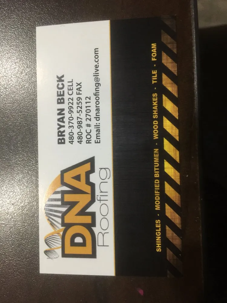 Slide of DNA Roofing
