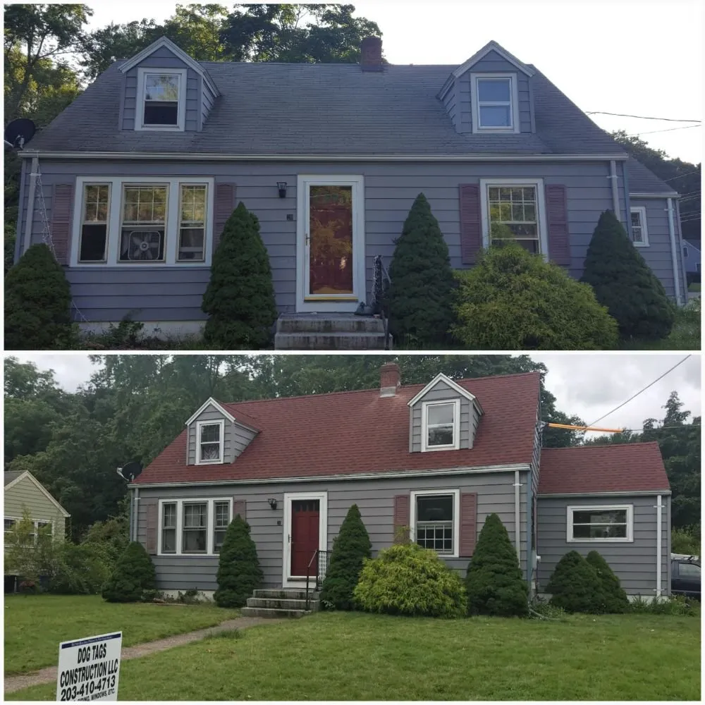 Slide of Dog Tags Construction