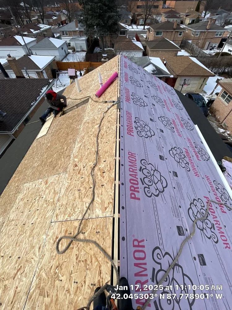 Slide of Doggos Roofing