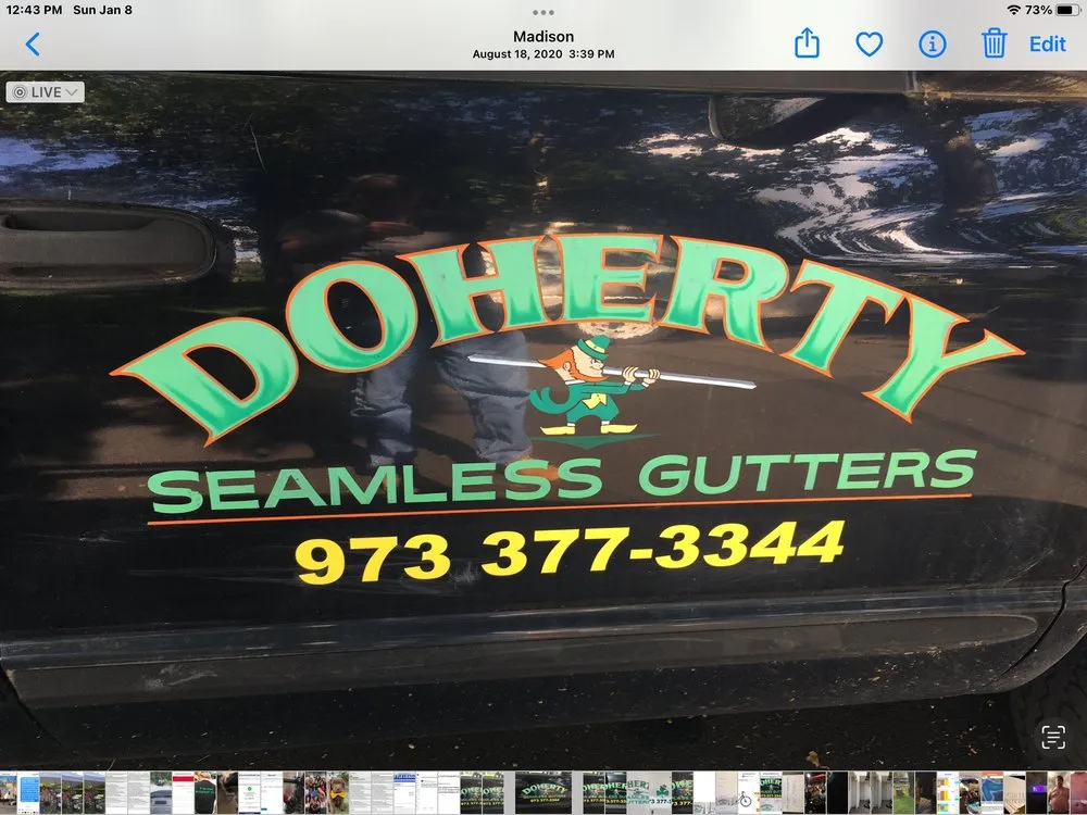 Slide of Doherty Seamless Gutters