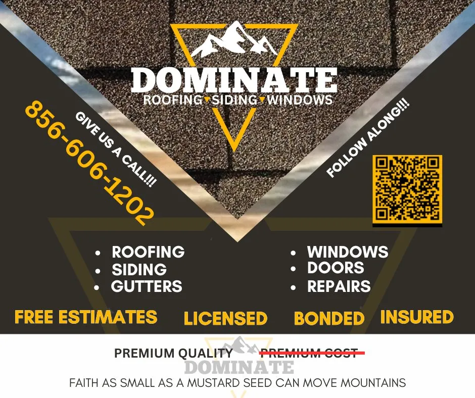 Slide of Dominate Roofing Siding & Windows