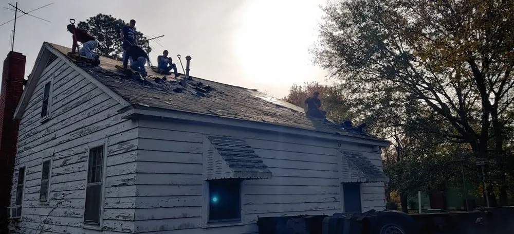 Slide of Domino Roofing