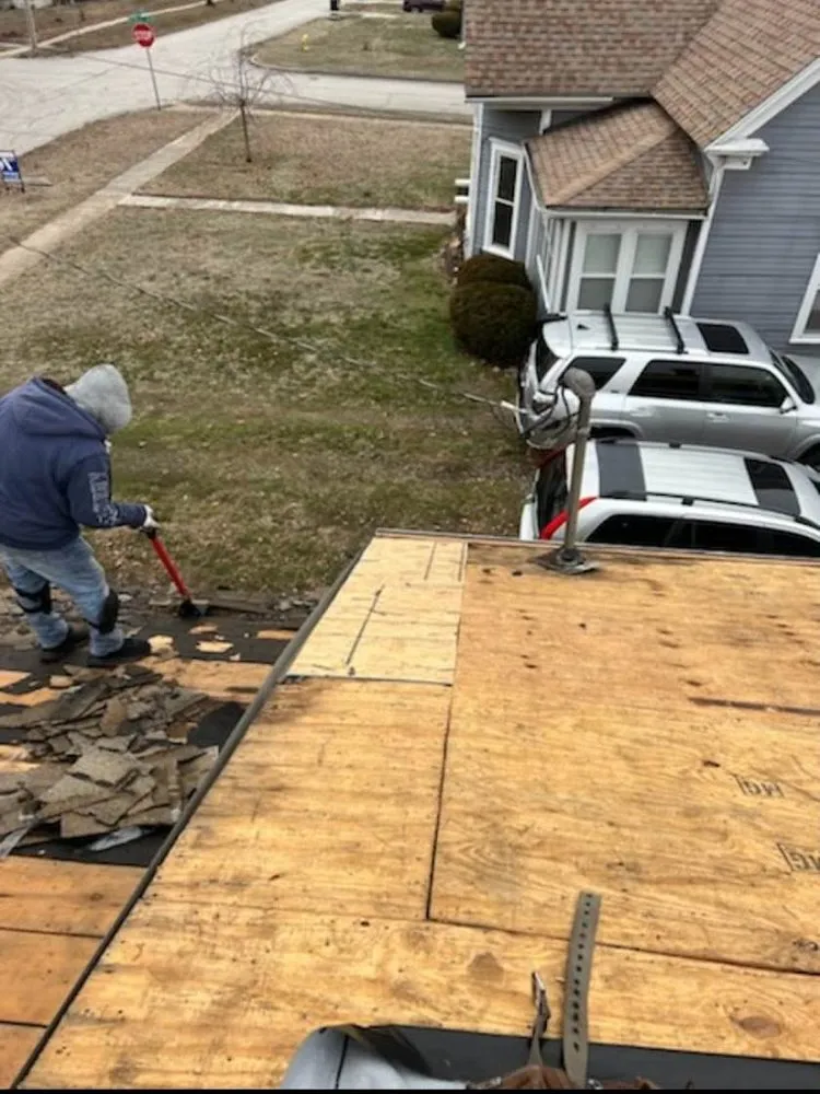 Slide of Domino Roofing