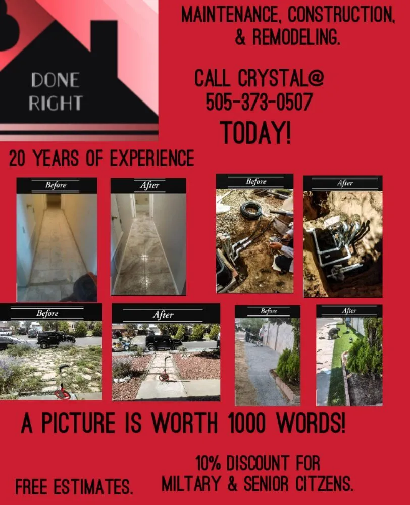 Slide of Done Right Maintenance