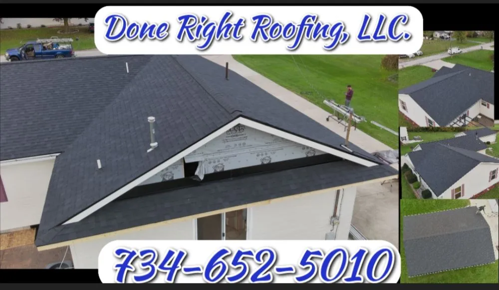 Slide of Done Right Roofing