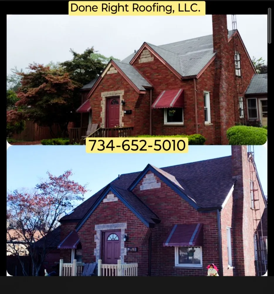 Slide of Done Right Roofing