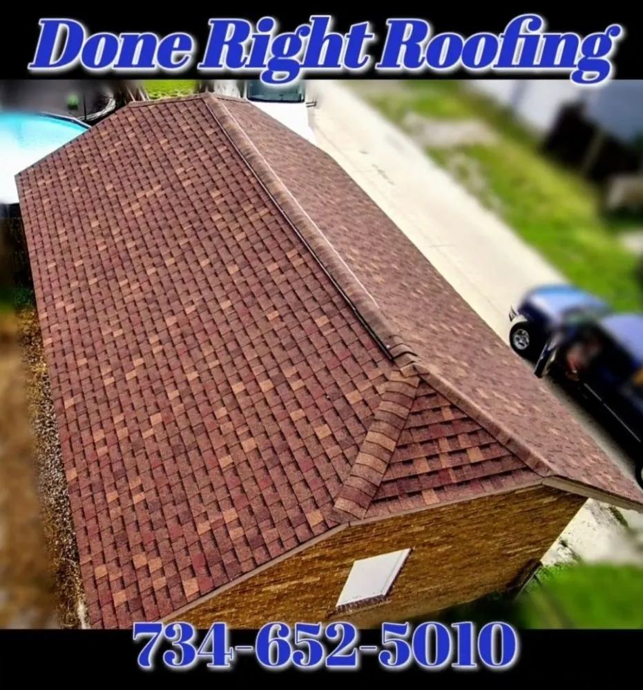 Slide of Done Right Roofing
