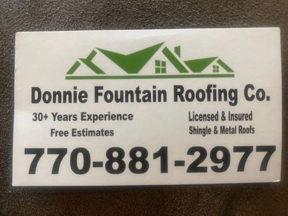 Slide of Donnie Fountain Roofing
