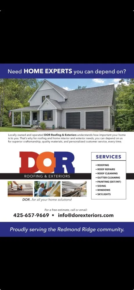 Slide of DOR Roofing and Exteriors